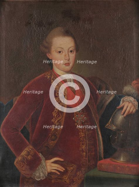 Portrait of Dom José, Prince of Brazil, Duke of Braganza (1761-1788), 18th century. Creator: Anonymous.