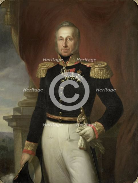 Portrait of Dominique Jacques de Eerens, Governor-General of the Dutch East Indies, 1855-1858. Creator: Unknown.