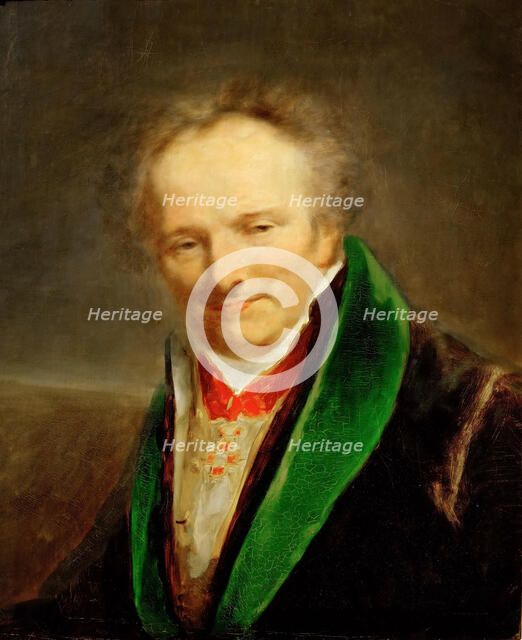 Portrait of Dominique Vivant, Baron Denon (1747-1825) , ca 1812. Creator: Prud'hon, Pierre-Paul (1758-1823).