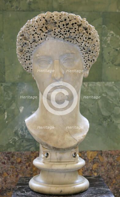 Portrait of Domitia Longina, wife of the Roman Emperor Domitian, late 1st century. Artist: Unknown