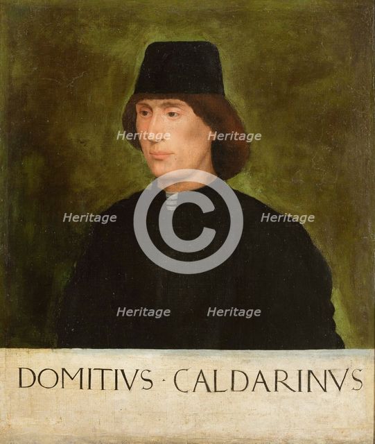 Portrait of Domizio Calderini (1446-1478), before 1521. Creator: Anonymous.