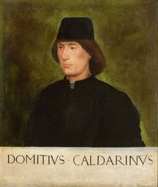Portrait of Domizio Calderini (1446-1478), before 1521. Creator: Anonymous
