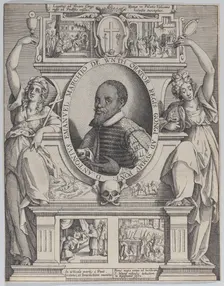 Portrait of Don Antonio Emanuel Marchio de Wnth, Ambassador to the King of the Congo, ..., ca. 1608. Creator: Lucas Kilian