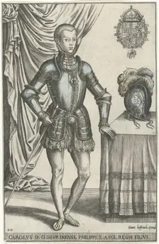 Portrait of Don Carlos, 1546-1562. Creator: Frans Huys