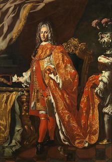 Portrait of Don Ferdinando Vincenzo Spinelli (1691-1753), Prince of Tarsia, 1741. Creator: Solimena, Francesco (1657-1747)