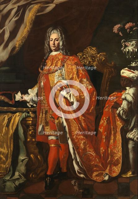 Portrait of Don Ferdinando Vincenzo Spinelli (1691-1753), Prince of Tarsia, 1741. Creator: Solimena, Francesco (1657-1747).