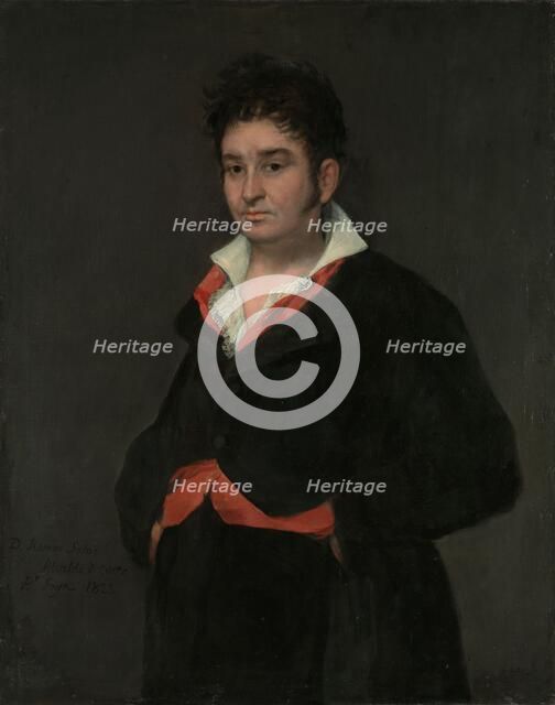 Portrait of Don Ramón Satué, 1823. Creator: Francisco Goya.