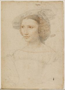Portrait of Doña Leonor Zapata, 1531. Creator: Clouet, Jean (c. 1485-1541)