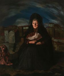 Portrait of Doña Rosita Gutiérrez, c1915. Creator: Zuloaga y Zabaleto, Ignacio (1870-1945)