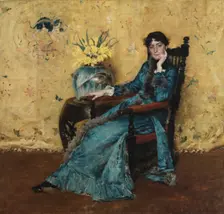 Portrait of Dora Wheeler, 1882-83. Creator: William Merritt Chase (American, 1849-1916)