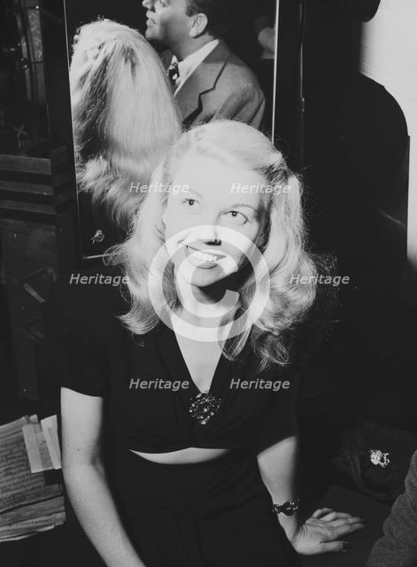 Portrait of Doris Day and Les Brown, Aquarium, New York, N.Y., ca. July 1946. Creator: William Paul Gottlieb.