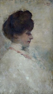 Portrait of Doris McIntyre, 1908. Creator: Raymond McIntyre