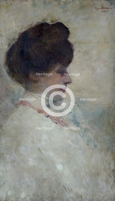 Portrait of Doris McIntyre, 1908. Creator: Raymond McIntyre.