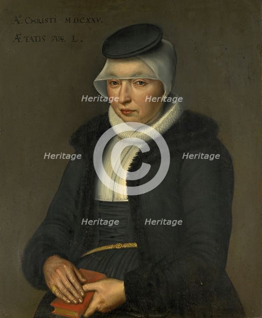 Portrait of Dorothea Wasserhuhn, Wife of Peter Ryff, 1625. Creator: Bartholomäus Sarburgh.