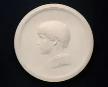 Portrait of Dorothy Woolner, 1882. Creator: Thomas Woolner