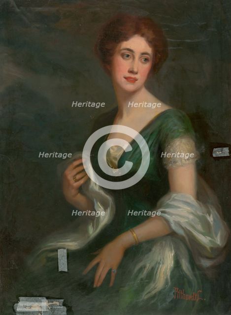 Portrait of Daughter Irma, 1900. Creator: Ludovit Pitthordt.