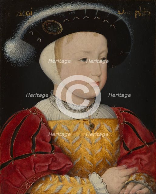 Portrait of Dauphin Francis III (1518-1536), Duke of Brittany, c1521-1525. Creator: Jean Clouet.