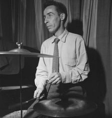 Portrait of Dave Tough, Eddie Condon's, New York, ca. Sept. 1946. Creator: William Paul Gottlieb