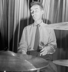 Portrait of Dave Tough, Eddie Condon's, New York, N.Y., ca. Sept. 1946. Creator: William Paul Gottlieb