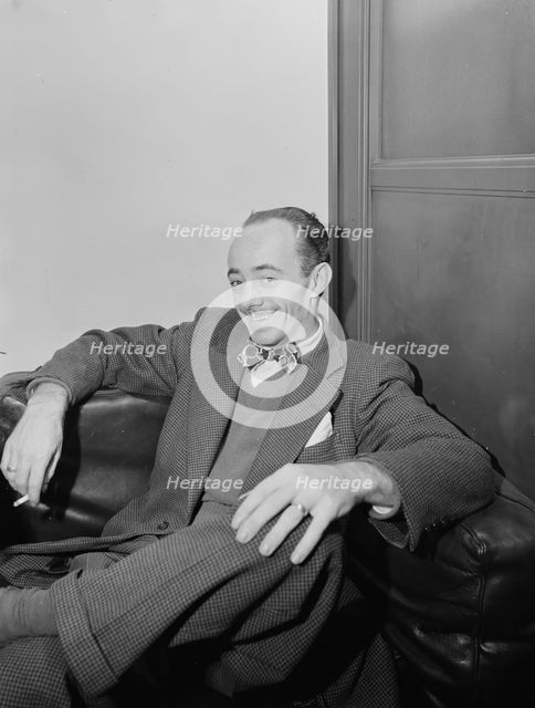 Portrait of Dave Lambert, New York, N.Y., 1946. Creator: William Paul Gottlieb.