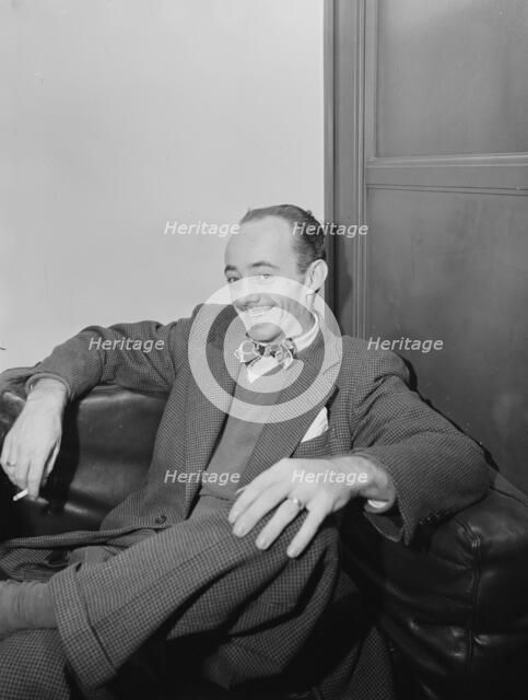 Portrait of Dave Lambert, New York, N.Y., 1946. Creator: William Paul Gottlieb.