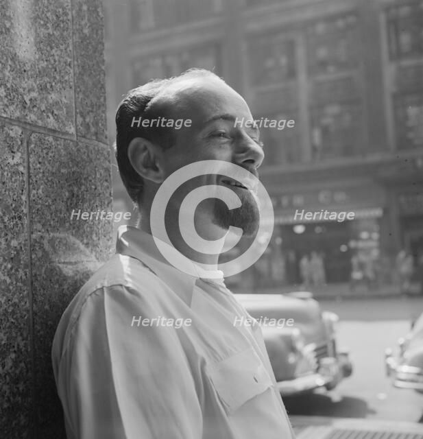Portrait of Dave Lambert, New York, N.Y., ca. July 1947. Creator: William Paul Gottlieb.