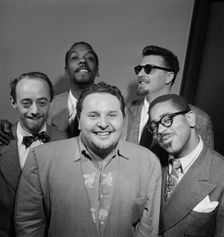 Portrait of Dave Lambert, John Simmons, Chubby Jackson, George Handy...New York, 1947. Creator: William Paul Gottlieb
