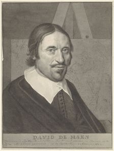 Portrait of David de Haen, 1758. Creator: Cornelis van Noorde
