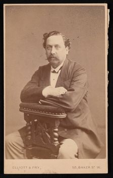 Portrait of David Forbes (1828-1876), 1874. Creator: Elliott & Fry