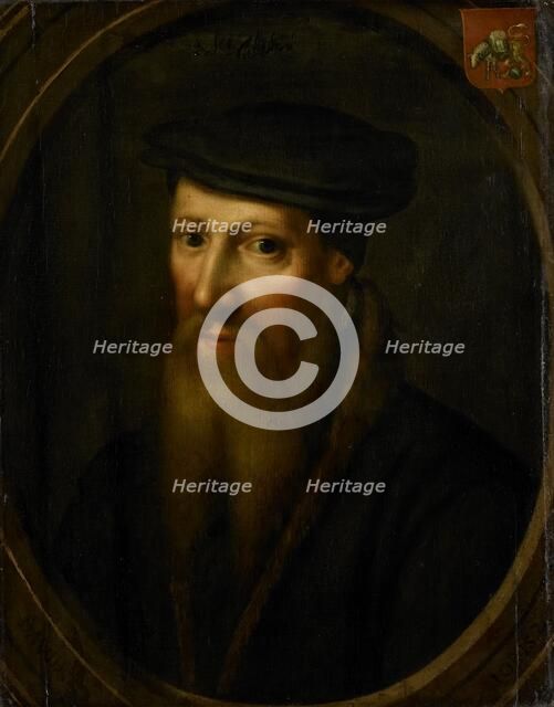 Portrait of David Jorisz, Glass Painter in Delft, Fanatic Anabaptist, after 1544 in Basel, 1600-1649 Creator: Anon.