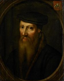 Portrait of David Jorisz, Glass Painter in Delft, Fanatic Anabaptist, after 1544 in Basel, 1600-1649 Creator: Anon