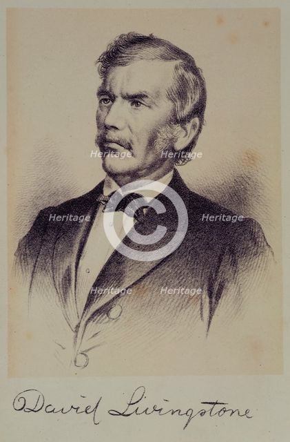 Portrait of David Livingstone, 1875. Creator: Unknown.