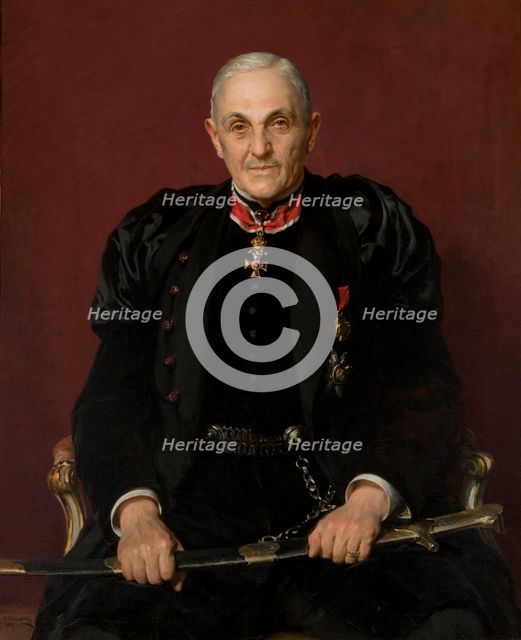 Portrait of Dawid Abrahamowicz, 1914. Creator: Kazimierz Pochwalski.