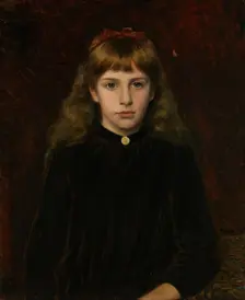 Portrait of Dagny Kiær, 1885. Creator: Peter Nicolai Arbo