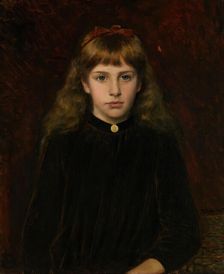 Portrait of Dagny Kiær, 1885. Creator: Peter Nicolai Arbo