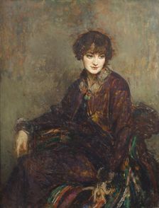 Portrait of Daisy Fellowes, née Marguerite Decazes de Glücksbierg (1890-1962). Artist: Blanche, Jaques-Èmile (1861-1942)