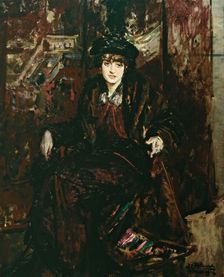 Portrait of Daisy Fellowes, née Marguerite Decazes de Glücksbierg (1890-1962), 1914. Creator: Jacques Emile Blanche