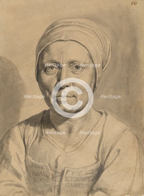 Portrait of Dame Étiennette, 1647. Creator: Philippe de Champaigne.