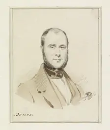Portrait of Daniel Adolphe Robert Jones, 1841. Creator: Eugene Francois de Block
