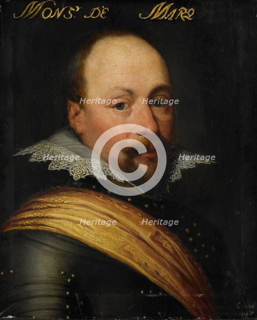 Portrait of Daniel de Hertaing (?-1625), Lord of Marquette, c.1612-c.1633. Creator: Workshop of Jan Antonisz van Ravesteyn.
