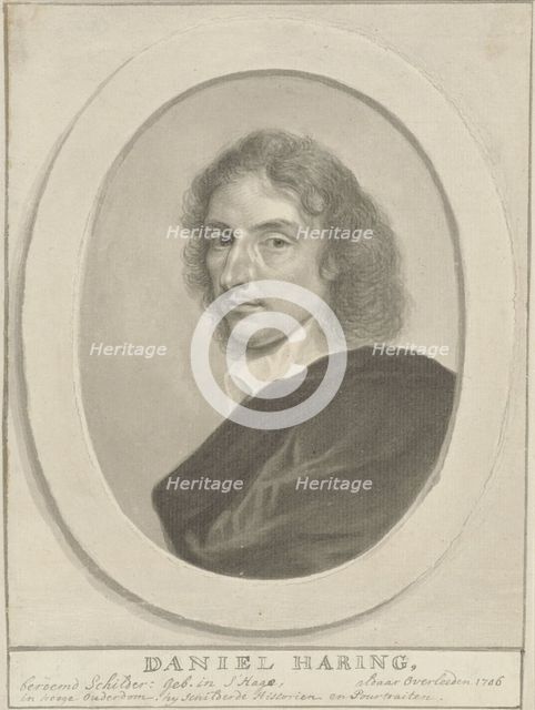 Portrait of Daniël Haringh, 1741-1795. Creator: Cornelis van Noorde.