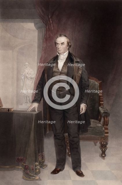 Portrait of Daniel Webster (1782-1852).