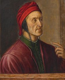 Portrait of Dante Alighieri (1265-1321), 16th century. Creator: Pontormo (1494-1557)