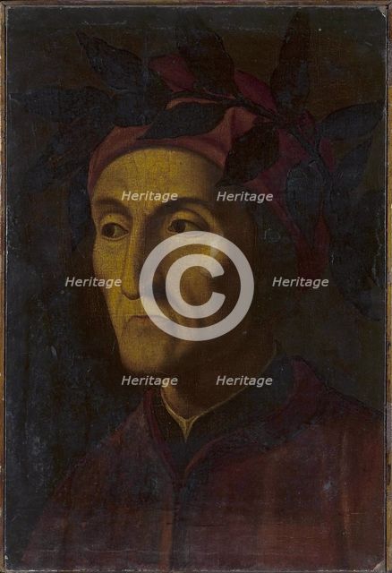 Portrait of Dante Alighieri (1265-1321), 16th century. Artist: Anonymous  
