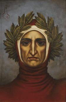 Portrait of Dante Alighieri (1265-1321), 1936. Creator: Nikolay Kalmakov