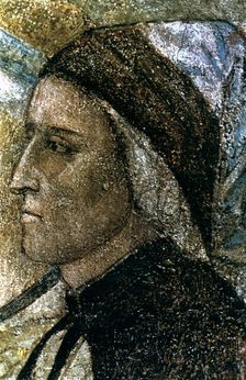 Portrait of Dante Alighieri c1287-1337. Artist: Giotto