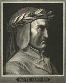Portrait of Dante Alighieri, (c1890). Creator: Gustave Doré