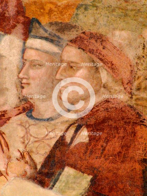 Portrait of Dante Alighieri (From: Fresco of Paradise), 14th century.