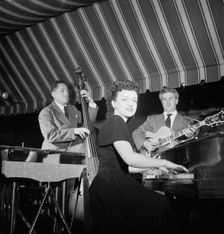 Portrait of Dardanelle and Joe Sinacore, Hickory House, New York, N.Y., ca. July 1947. Creator: William Paul Gottlieb