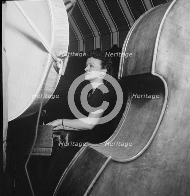 Portrait of Dardanelle and Joe Sinacore, Hickory House, New York, N.Y., ca. July 1947. Creator: William Paul Gottlieb.